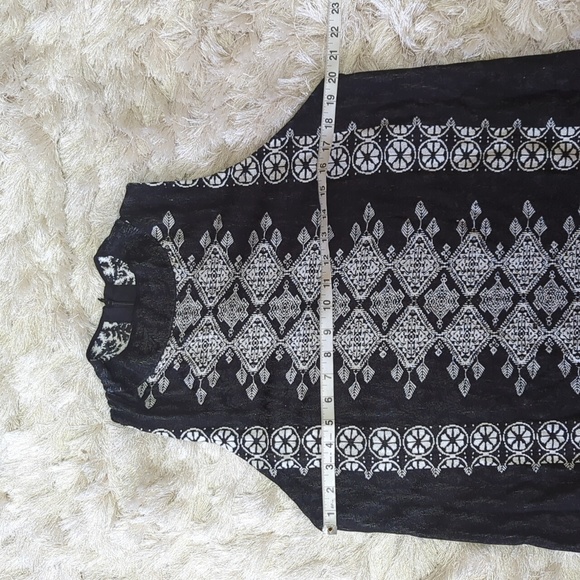 Anthropologie Vanessa Virginia Black White Malvina Sweater Dress XL - Picture 6 of 12